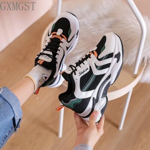 2021 New Spring and Autumn New High-end Womens Shoes Thick-soled Sponge Cake Womens Shoes Slim Casual Sports Shoes Women