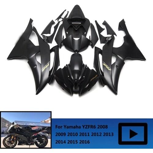 For Yamaha YZFR6 2008-2016 ABS injection fairing mold kit, Motorcycle YFZ-R6 08-13 14 15 16 body protection shell r6 2015 2014