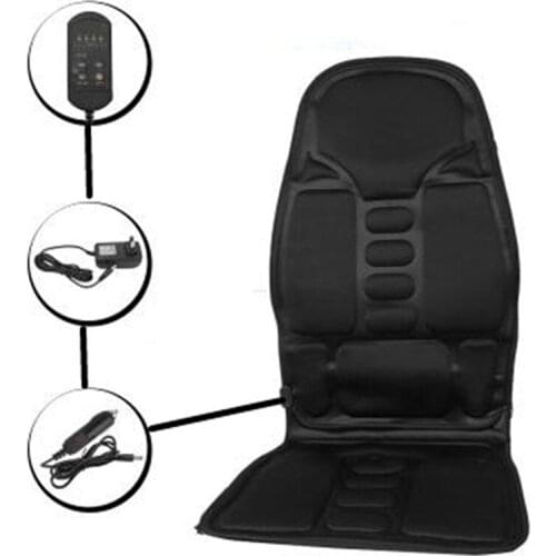 Back Massage Heat Cushion Home Car Magnetic Field Lumbar Heat Vibrate Cushion Neck Massage Chair Massage Relaxation
