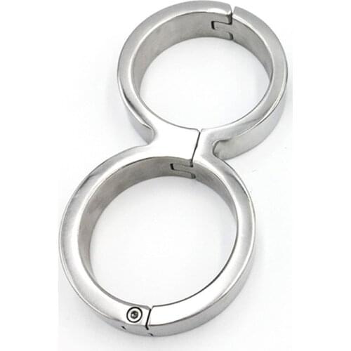 Heavy Stainless Steel Handcuffs Ankle Cuff Bondage BDSM Fetish Adult Sex Toys For Woman Screw Sex toy bundle Sex Shop China 18