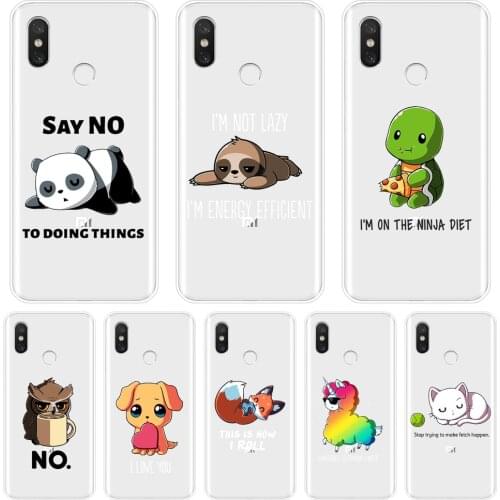 Back Cover For Xiaomi MI A1 A2 Lite Mi5 Mi6 Mi8 Soft Silicone Quotes Dog Phone Case For Xiaomi Mi 5 5C 5S 5X 6 6X Plus 8 SE Case