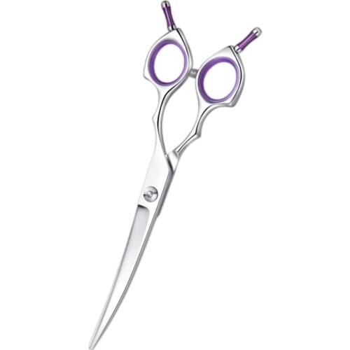 6.5 Inch High Grade Japan Stainless Steel 440c Salon Dog Pet Grooming Hair Cutting Scissors Curved