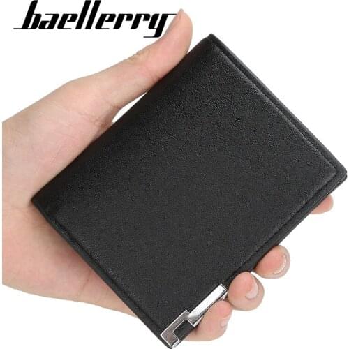Baellerry Men Bank Card Case Coin Purse Bag Holder Travel Business Leather Wallet Driving Licence Credit Card Holder Cover XB02