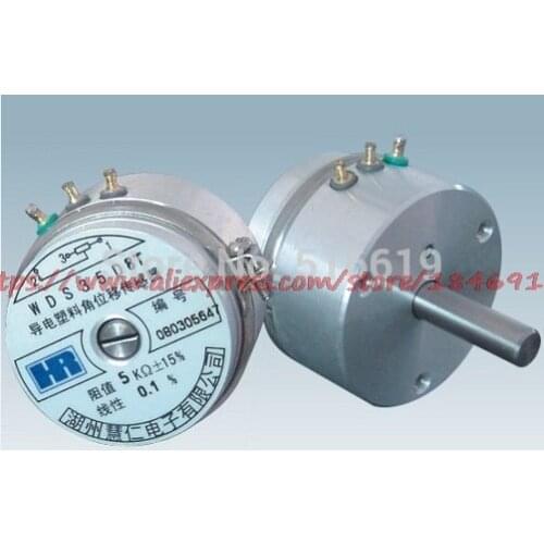 Free shipping High precision potentiometer/high resolution angle sensor /WDD35D8T conductive plastic angular displacement sensor