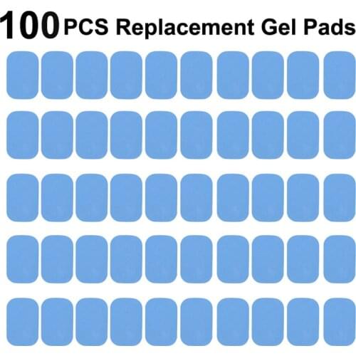 50/100Pcs Replacement Fitness Gel Stickers Hydrogel Pad/Patch For EMS Muscle Training Massager ABS Abdominal Trainer