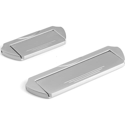 HJY Cabinet Handles Zinc Alloy Furniture Cupboard Door Handle Knob Silver Drawer Pulls Kitchen Furniture Handle Hardware C23105