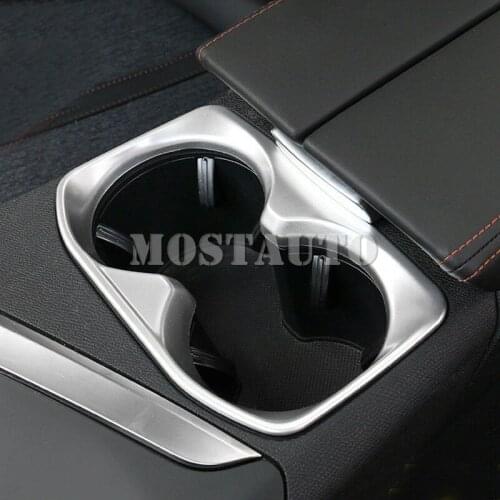 Matte Interior Seat Water Cup Holder Frame For Peugeot 3008 GT 3008 Access Active Allure 2016-2019 5008 /5008 GT 2017-2019