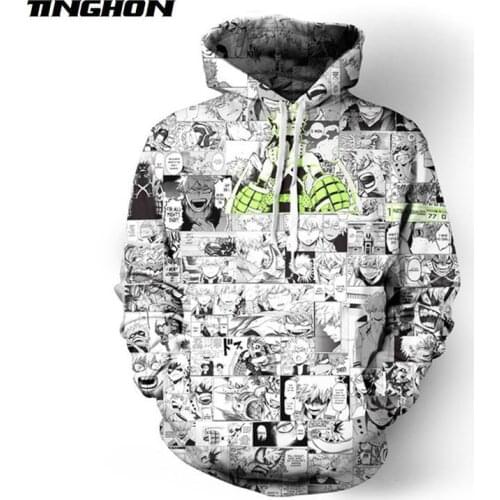 Fashion Harajuku My Dear Hero 3D Full Printed Hoodie/Sweatshirt/Jacket/Men Women Hiphop Casual Plus Size XS 6XL 7XL 06