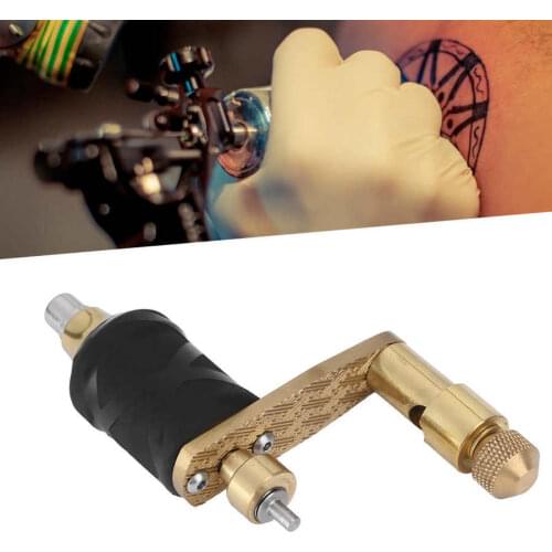 New Brass Tattoo Machine Direct Drive Motor Liner Shader Brass Tattoo Tool RCA Interface Tattoo Machine