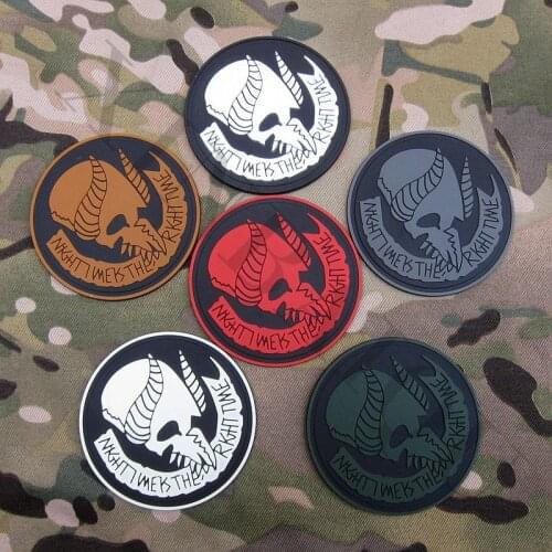 PVC Patch Jormungand Seal Team 9 Morale Military HOOK ON