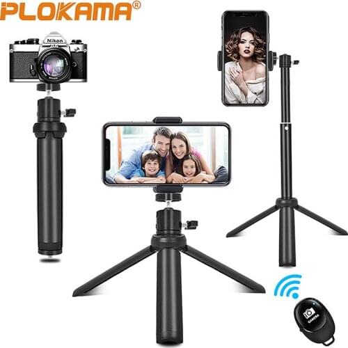 Portable Tripod Selfie Stick for Mobile Phone Photo Taking Live Broadcast Chargable Bluetooth Remote Control Tripod Stand Pole