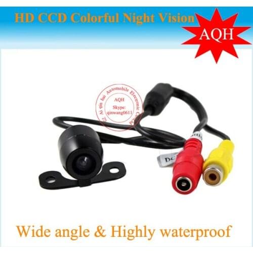 Universal car rear view camera backup reverse rearview camera for all cars with water proof,night vision,170degrees