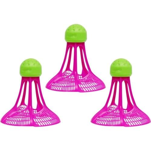 Windproof Badminton Outdoor Badminton Windproof Plastic Ball Nylon Shuttlecock Stable Resistance Sport Training Balls