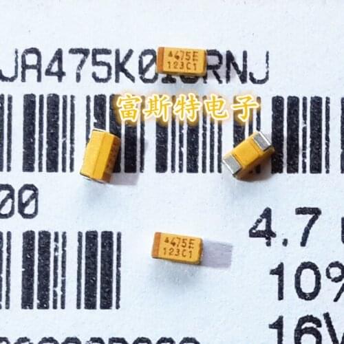 100PCS/LOT Chip Tantalum Capacitors 4.7UF 25V 475E A Type 3216/1206 Polar Capacitors