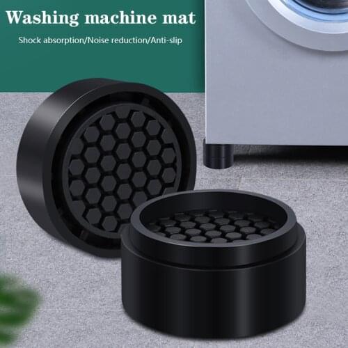 4Pcs Anti Vibration Pads Washing Machine Rubber Feet Mat Anti-vibration Pad Universal Noise-reducing Furniture Lifting Foot Base