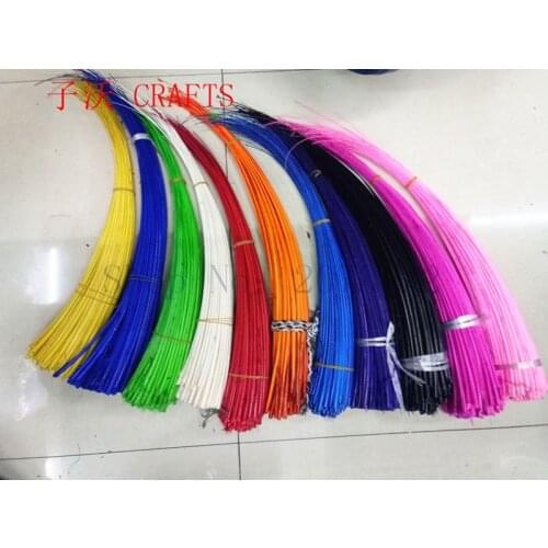 11 colors 50 pieces / beautiful ostrich hair poles, 16-20 "/ 40-50cm long, headdress accessories and DIY hat