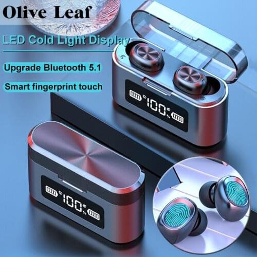 F9-279 TWS Wireless Bluetooth Headphones Led Digital Display Touch Control Music Earphone For Iphone Huawei Xiaomi Sport Headset