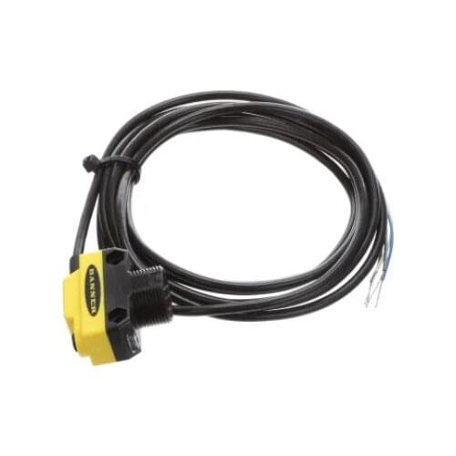 QS18VN6LV Photoelectric Sensor,Retroreflective,Visible Red,Range 6.5 M,NPN,Potentiometer 61633