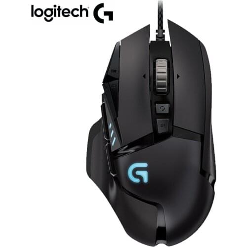 Logitech mouse G502 HERO gaming mouse by logitech wiht Hero Sensor 16000DPI RGB wired mouse for overwatch PUBG DOTA mouse gamer