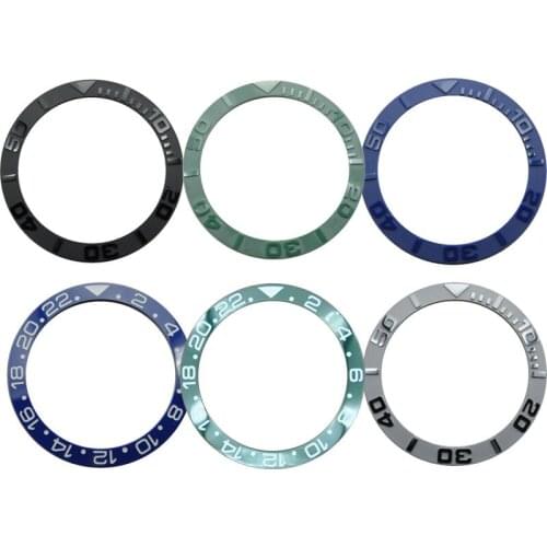 Ceramic Bezel 38mm GMT And Diving Watch Insert For 40mm Mens Replace Accessories Clock Face Top Watch Bezel Waterproof