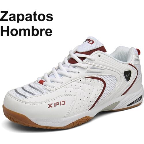 Men Badminton Shoes Breathable Professional Sport Shoes Men and Women White Color High Quality Rubber Sole Sneakers