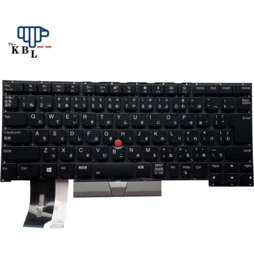 New For Lenovo Thinkpad E480 E490 R480 R490 L490 Japanese Language (No Frame) (Silver Left&Right Key) Backlit Laptop Keyboard S