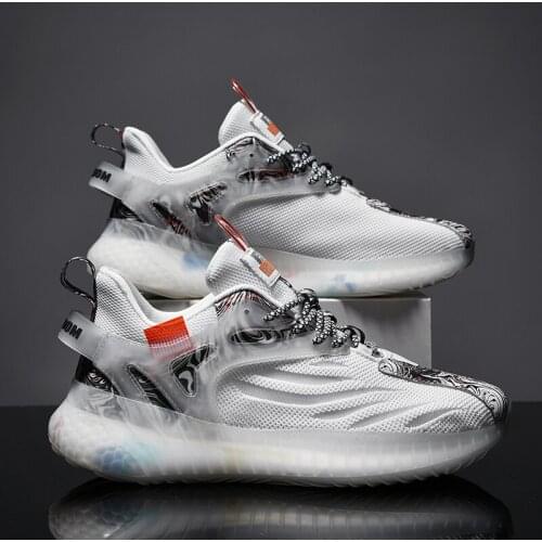 New Hot Sale Men Chunky Sneakers Outdoor Breathable Running Shoes Chinoiserie Design Sports Shoes Trendy Antiskid Jogging Shoes