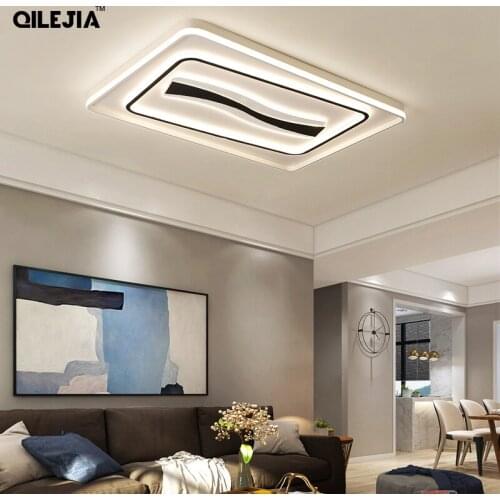New Modern Led Ceiling Lights For Foyer Dining Room Bedroom Study Iron Aluminum Acrylic Lamps Indoor Deco Lighting Luminaires