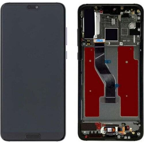For Huawei P20 Pro Black Color Original LCD Screen and Digitizer Assembly with Frame