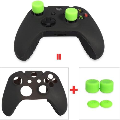 Super Game Kit 1x Dual Charging Dock 2x 300mAh Battery 1xHeanphones 4xSilicon Thumb Stick Cover 1xController Case for XboxOne(S)