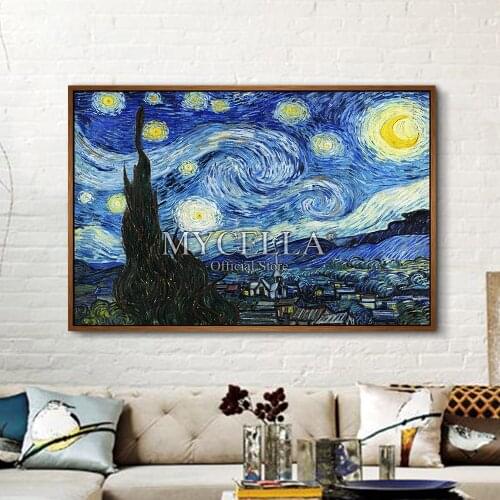 Full Round Diamond Embroidery The Starry Night 5D Diy Diamond Painting Cross Stitch Kit Diamond Mosaic Needlework Crafts