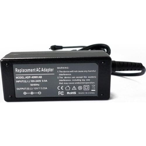 12V 3.33A 40W AC Adapter Carregador Portatil For Samsung Laptop Charger ATIV Smart PC Pro XE700T1C XE500T1C A12-040N1A