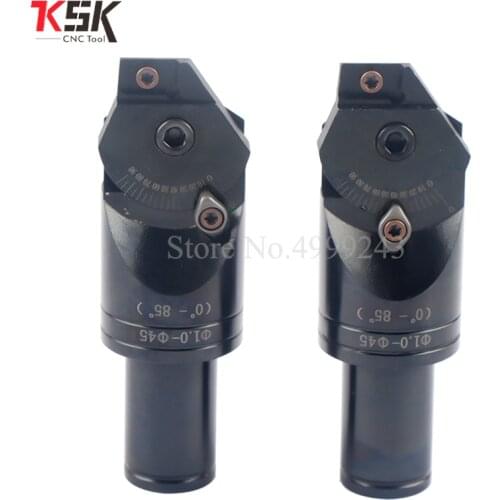 Adjustable universal chamfering cutter straight shank C20 multifunctional milling cutter shank ADNT1603 45 degrees 90 chamfering