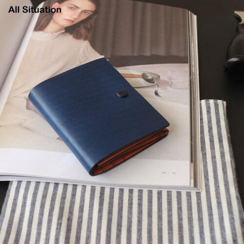 Luxury Credit Card Wallets Women First Layer Leather Handmade Mini Coin Purses Driver License ID Bus Multiple Card Slots Bag Men