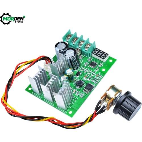 DC 6-60V 30A LED Digital DC Motor Speed Controller Adjustable 12V 24V Car Fan Light Speed Regulator PWM Speed Control Governor