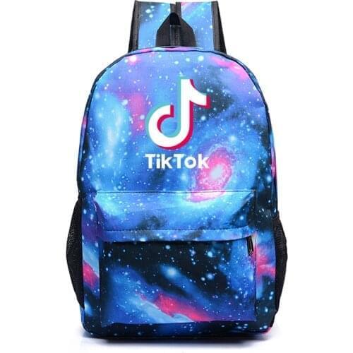 Tik Tok Schoolbag Capacity Students School Backpack Waterproof bagpack primary school book bags for teenagers kids