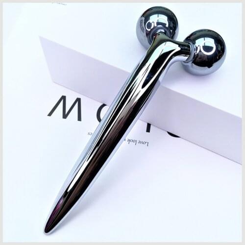 Terahertz Energy Stone Massager for Face Lift Anti Wrinkles Skincare Facial Roller Chin Slim Body Neck Eye Relax Massage Tool