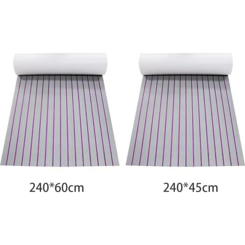 Teak Floor Decking Sheet Self-Adhesive 600x2400x5mm Yacht RV Boat Flooring mat for Sea Deck Marine