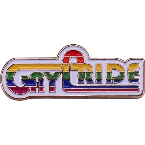 Subtle gay pride brooch neon sign Unique LGBT decor