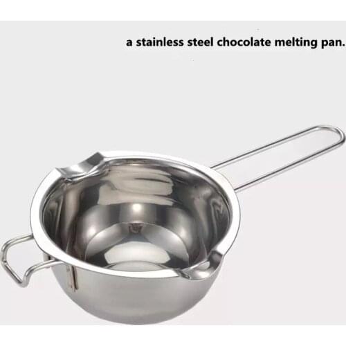 1PC Melting Pot Kitchen Butter Chocolate Cheese Melting Bowl 304 Stainless Steel Kitchen Baking Tool Hot Pot