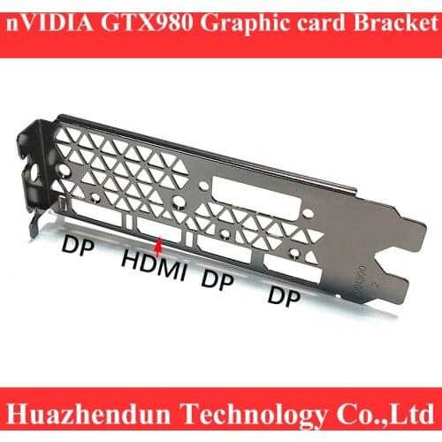 50pcs/lot Video card Baffle for NVIDIA GTX 980 1060 1070 1080 GTX980 Public graphics card bracket full height baffle 12cm