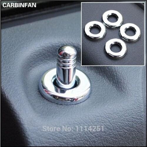 ABS Chrome Door Lock Protector 4Pcs/Set For 2013 FIAT Freemont