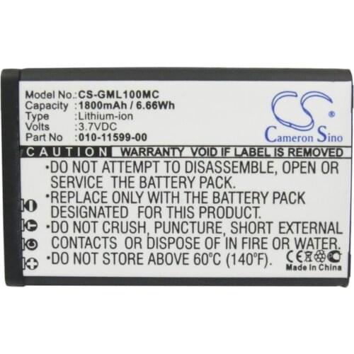 Cameron Sino 1800mah battery for GARMIN E1GR E2GRVIRBELITE VIRB Elite Virb Elite Action HD Camera 1.4 010-01088-00 010-11599-00