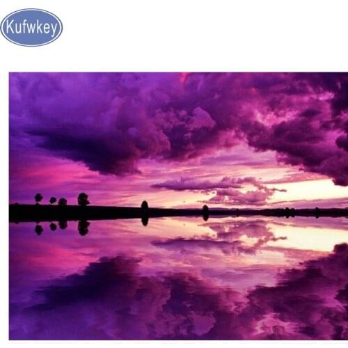 Diamond Embroidery"Natural Scenery"Cross Stitch 5D DIY Diamond mosaic landcape diamond painting square rhinestones Christmas art