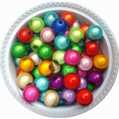 Free Shipping 10MM Mixed Colors Acrylic Miracle Beads Wholesale Jewelry Spacer Beads Fit for DIY Necklace Bracelet Ornaments