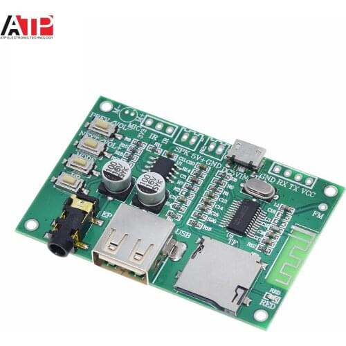 BT201 Dual Mode 5.0 Bluetooth Lossless Audio Power Amplifier Board Module Tf Card U Disk Ble Spp Serial Port Transparent Trans