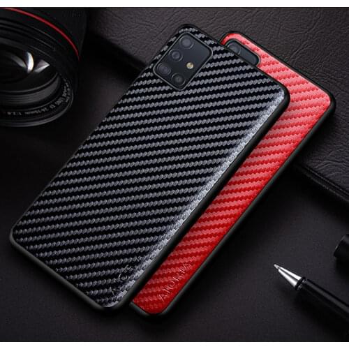 Case for Samsung Galaxy A71 A51 4G 5G Cross pattern Funda Coque Capa Classical style Cover for Samsung A 51 71 Case