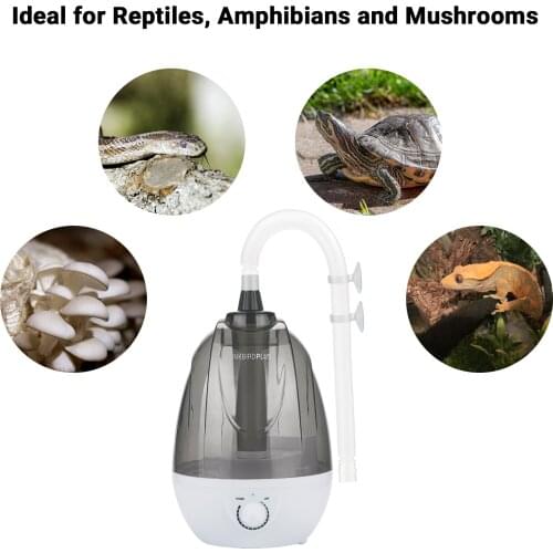 INKBIRDPLUS Reptile Humidifier Mister Adjustable Fog Output 4L Dry Burning Protection Pet Supplies for Reptiles,Amphibians,Herb