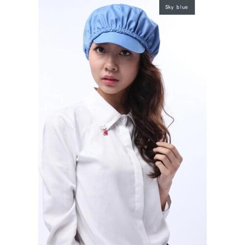 Radiation protection caps machine room monitoring room anti-radiation working cap navy blue silver fiber