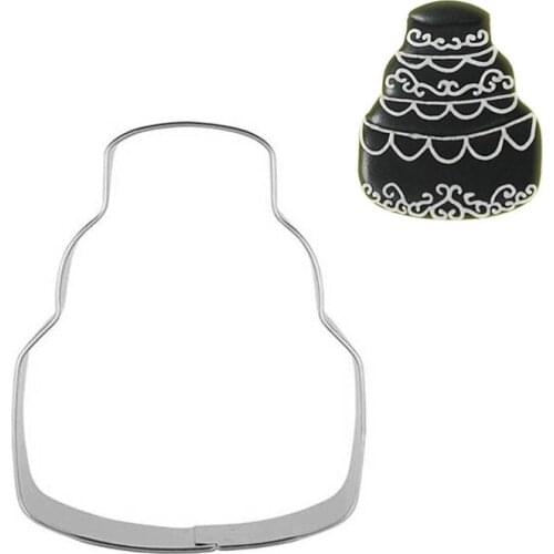 2017 New Design wedding cake cookie cutter Stainless steel Jelly Fondant tools DH085